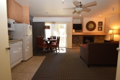 living dining kitchen